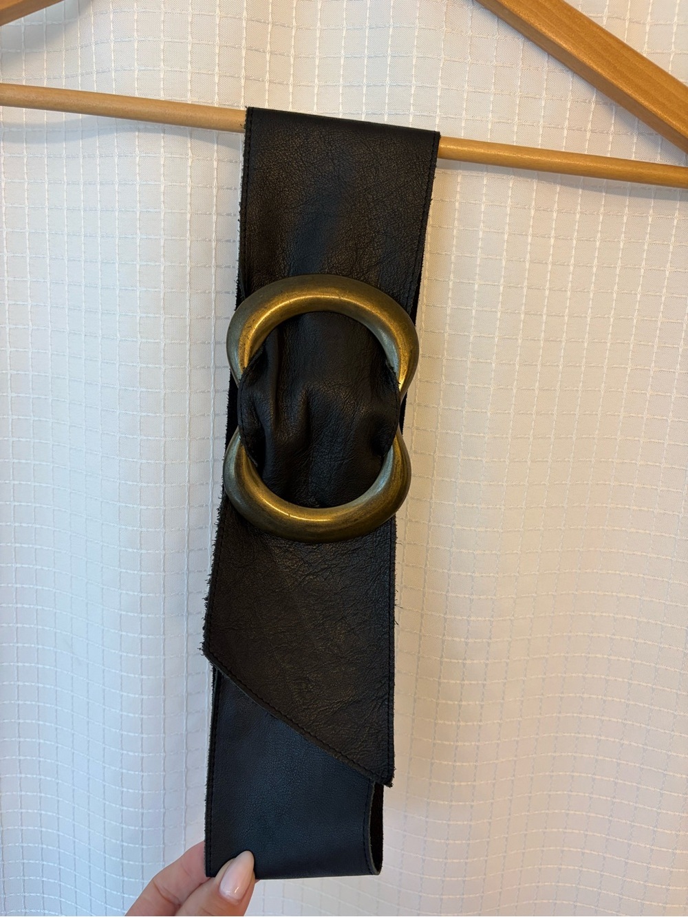 Bcbg waist leather belt size s